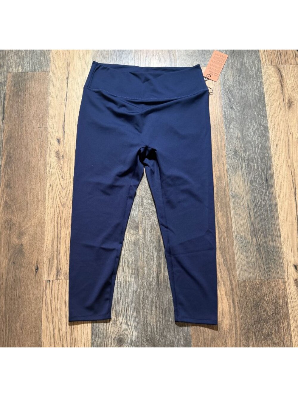 Girlfriend Collective Navy Blue High-Rise Cropped Leggings Size XXXL NWT
